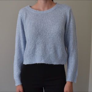Light blue pullover sweater